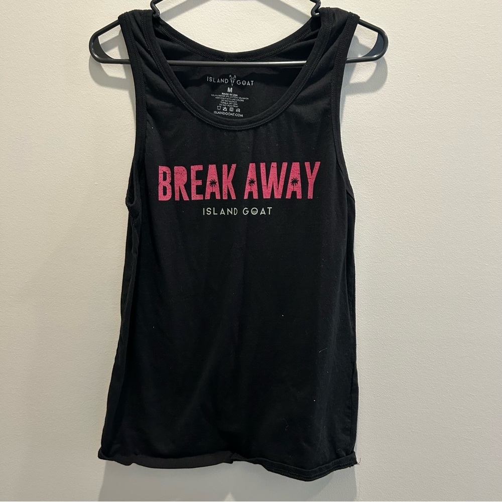 Women’s Black Island Goat Tank Top